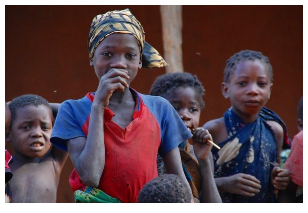 A confident village girl in Nampula province, Mozambique