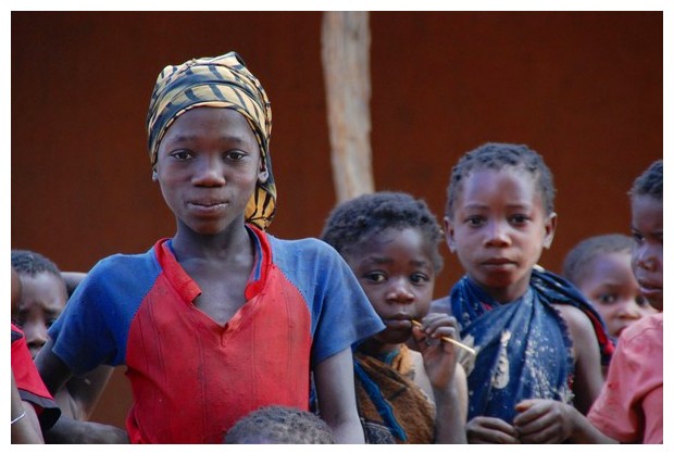 A confident village girl in Nampula province, Mozambique