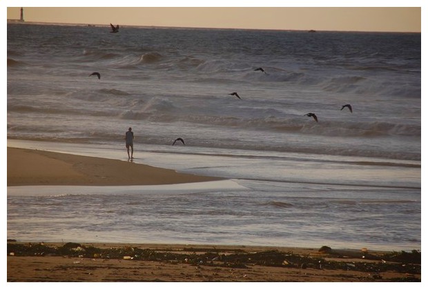 Morning sea in Salvador de Bahia, Brazil