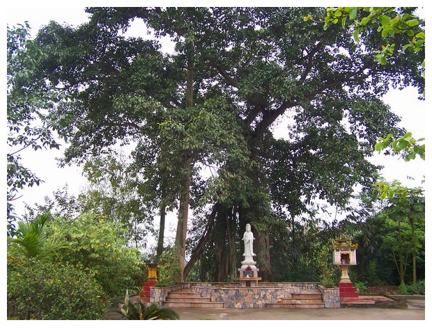 Buddha temple in Than Ba district of Phu Tho, Vietnam