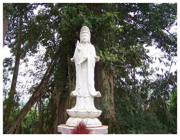 Buddha temple in Than Ba district of Phu Tho, Vietnam