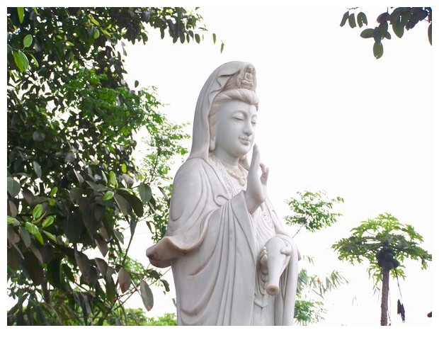 Buddha temple in Than Ba district of Phu Tho, Vietnam