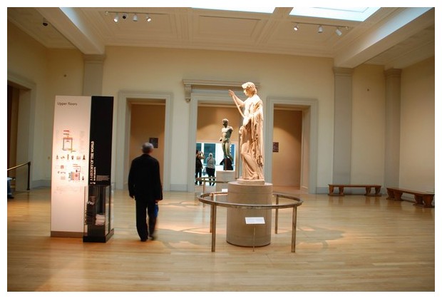Roman statues, British museum, London
