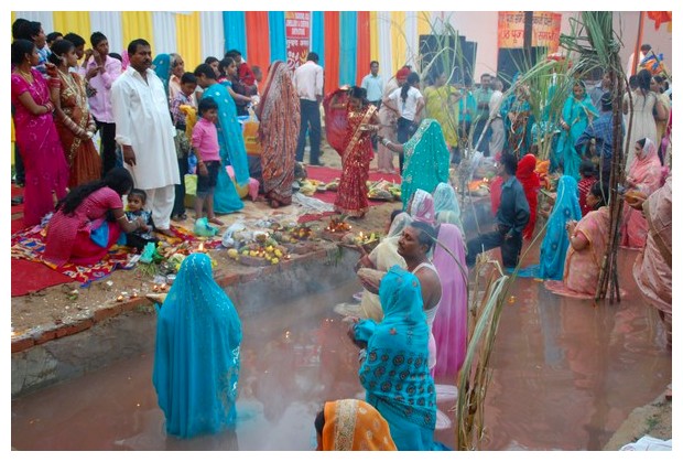 Chhath puja celebrations in Delhi, 2010