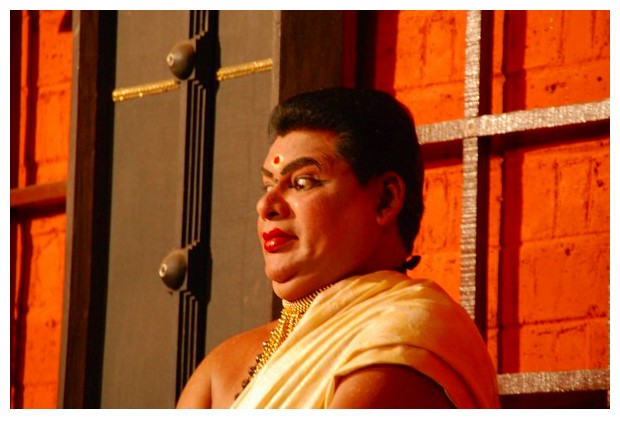 Expressing emotions of Kathakkali