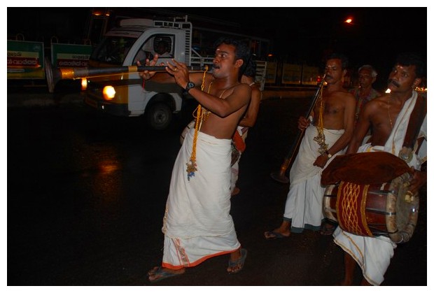 A temple procession, Kochi, Kerala