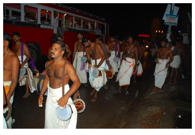 A temple procession, Kochi, Kerala