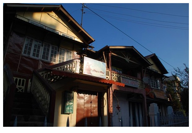 Houses in Shillong, Meghalaya, India