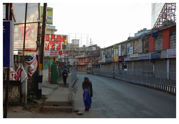 Houses in Shillong, Meghalaya, India