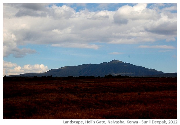 Landscapes, Hell's Gate, Naivasha, Kenya - images by Sunil Deepak, 2012