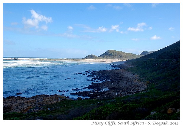 Panorama Misty cliffs, South Africa