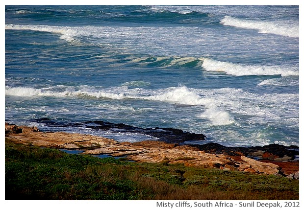 seaside, Misty cliffs, South Africa - images by Sunil Deepak, 2012