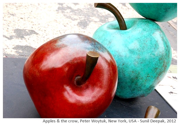 Apples and the crow by Peter Woytuk, New York, USA - images by Sunil Deepak, 2012