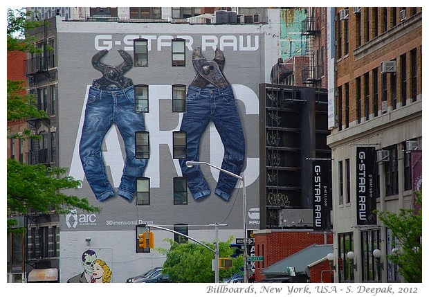 Billboards in Newyork, USA - S. Deepak, 2012