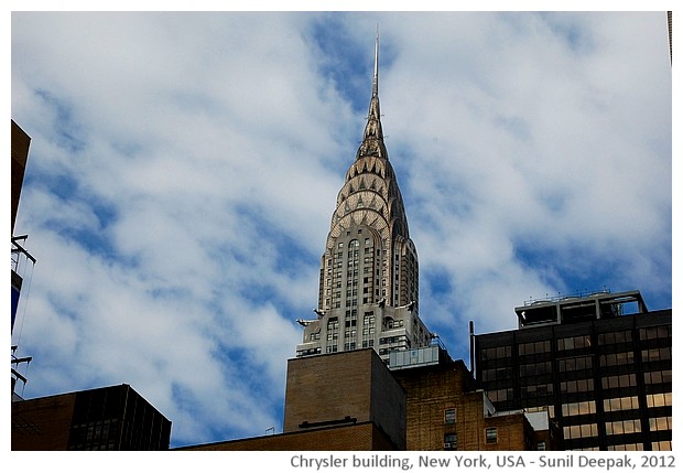 Chrsler building, New York, USA - images by Sunil Deepak, 2014