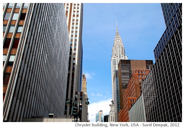 Chrsler building, New York, USA - images by Sunil Deepak, 2014