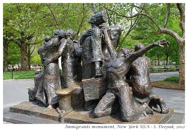 Immigrant memorial, New York - S. Deepak, 2012