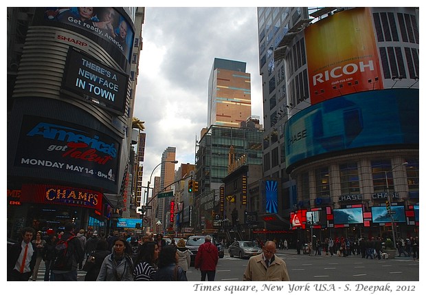 Billboards in Times square, New York - S. Deepak, 2012