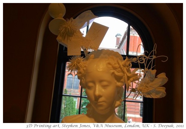 3D printed bust of Lady Bellhaven, V&A Museum, London - S. Deepak, 2011