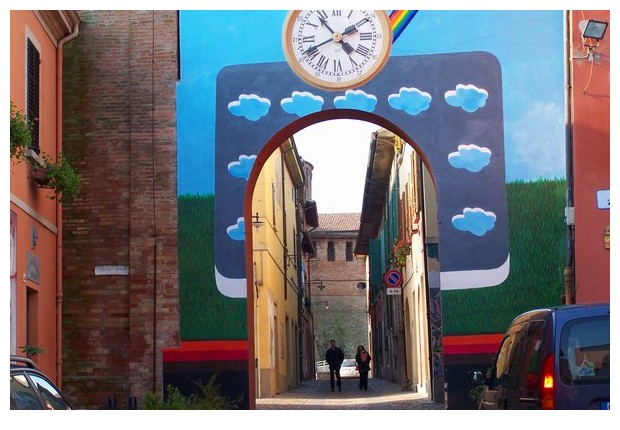 Blue doors - Dozza, Italy