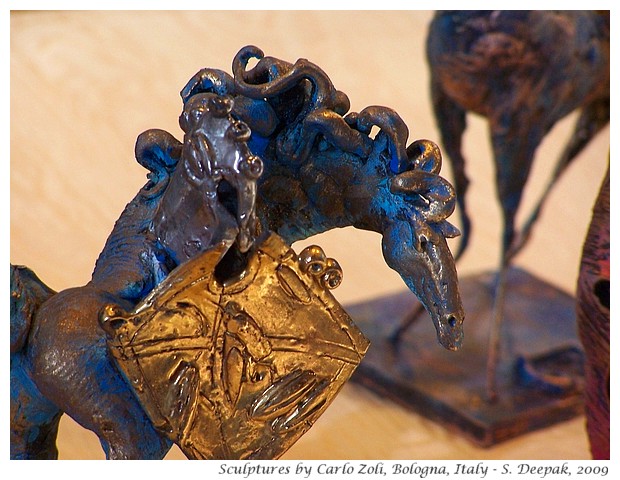 Horses scultures by Carlo Zoli - S. Deepak, 2009