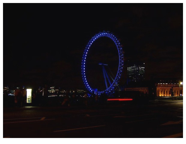 Blue coloured lights, Europe