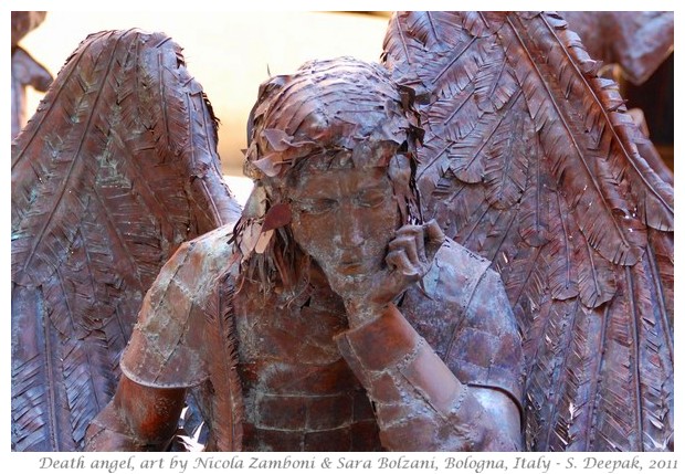 Death angel, sculpture by N. Zamboni & Sara Bolzani, Bologna - S. Deepak, 2011