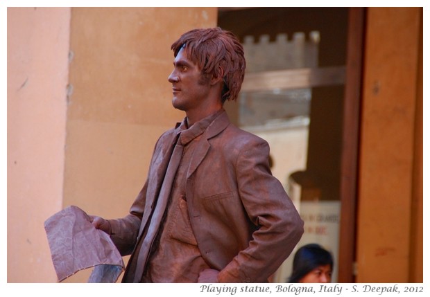 Earthy statue man, Bologna Italy - S. Deepak, 2012