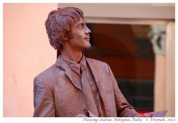 Earthy statue man, Bologna Italy - S. Deepak, 2012