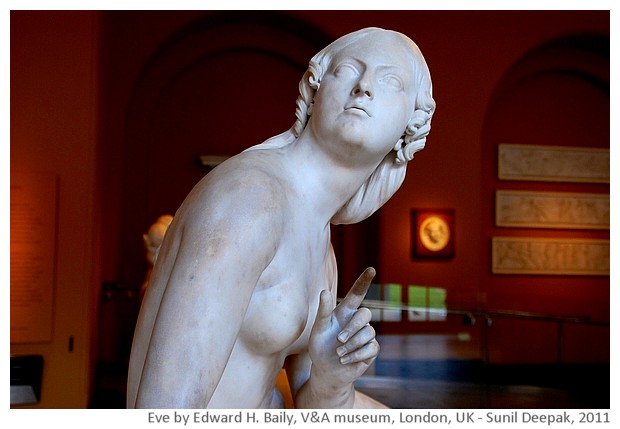 Eve by Edward H. Baily, V&A museum, London, UK - images by Sunil Deepak, 2013