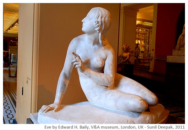 Eve by Edward H. Baily, V&A museum, London, UK - images by Sunil Deepak, 2013