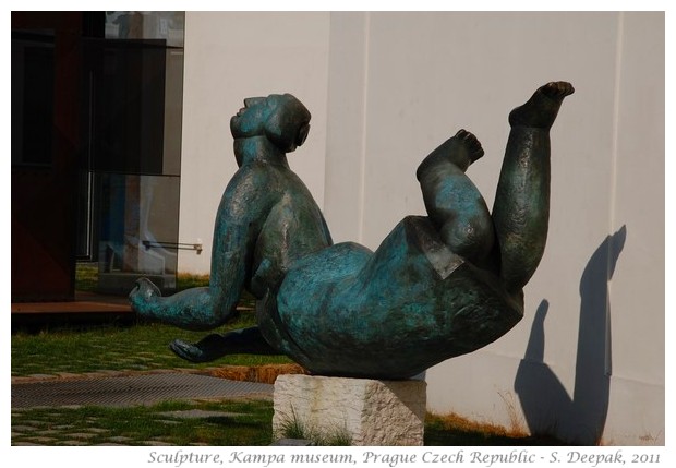 Blue Woman, Kampa museum, Prague, Czech republic - Images by S. Deepak, 2011