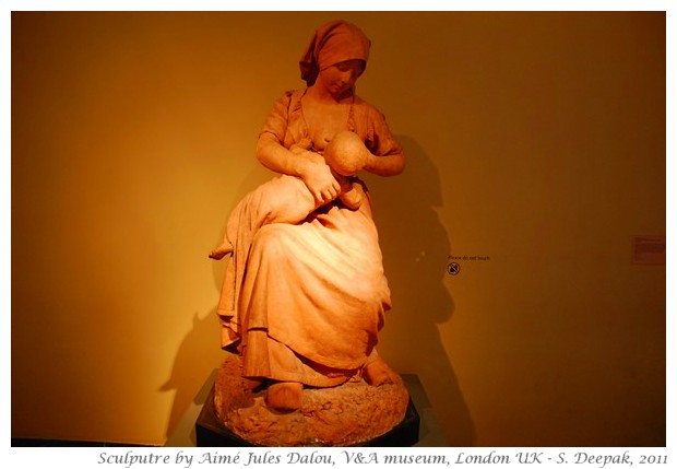 Mother by Aimé Jules Dalou, V&A Museum - S. Deepak, 2011