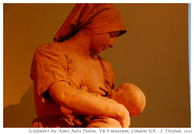 Mother by Aimé Jules Dalou, V&A Museum - S. Deepak, 2011