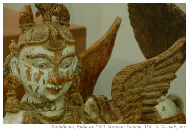 Wooden Kamdhenu statue, London - S. Deepak, 2011