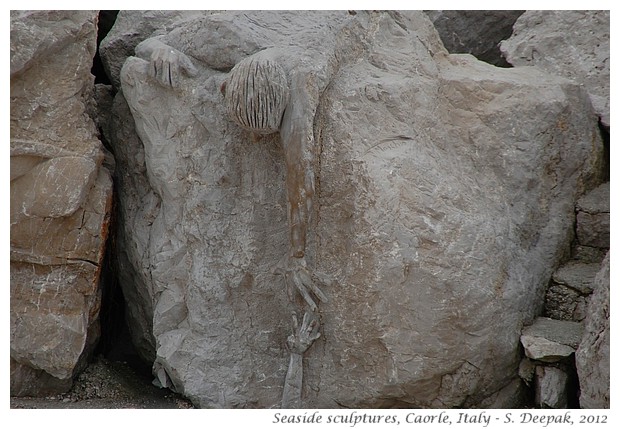 Marine memorial sculpture, Caorle Italy - S. Deepak, 2009