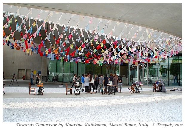 Art installation, Maxxi Rome, Italy - S. Deepak, 2012