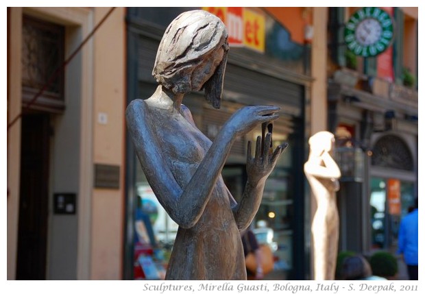 Sculptures by Mirella Guasti, Bologna, Italy - images by S. Deepak