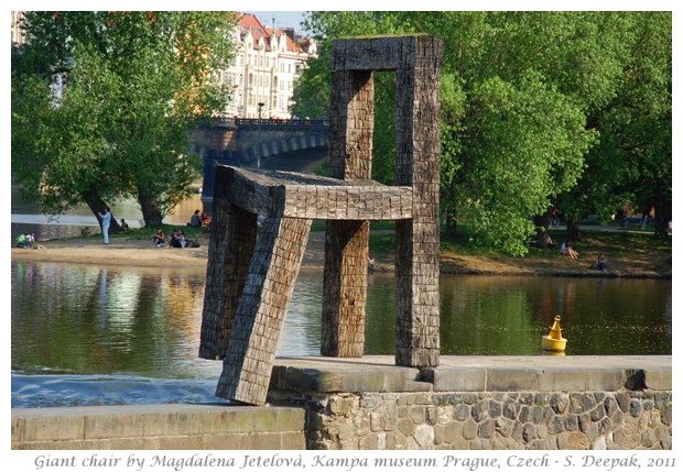 Giant chair of Kempa Museum, Prague, Czech - S. Deepak, 2011