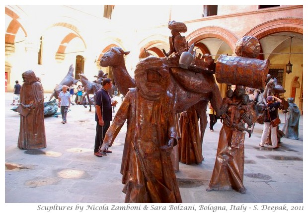 Sculptures by Nicola Zamboni e Sara Bolzani, Bologna, Italy - S. Deepak, 2011