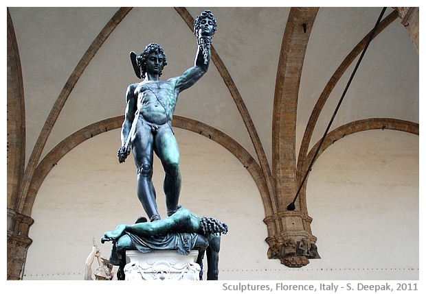 Medieval violent sculptures, Florence, Italy - S. Deepak, 2011