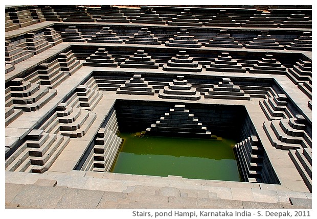 Stairs, Hampi Karnataka, Pond, India - S. Deepak, 2011