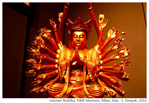 Gyuanyin Buddha with 1000 arms, PIME, Milan, Italy - S. Deepak, 2013