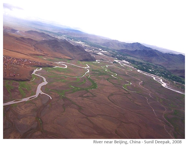 A river between Ulaan Baator and beijing
