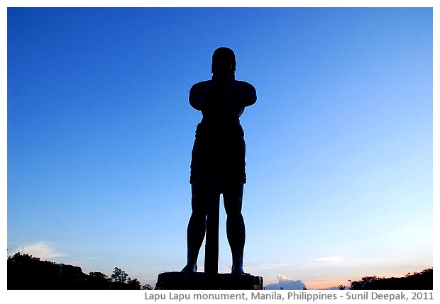 Lapu Lapu monument, Manila, Philippines - images by Sunil Deepak, 2011