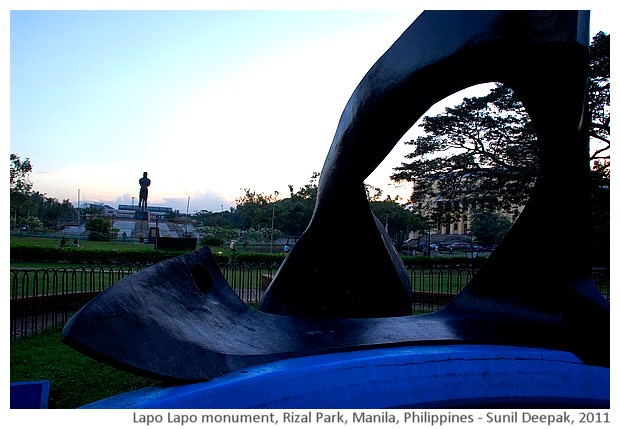 Lapo Lapo monument, Rizal park, Manila, Philippines - images by Sunil Deepak, 2011