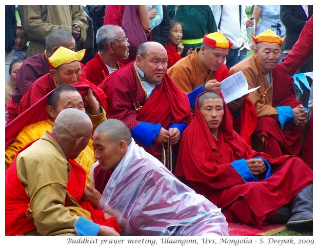 Buddhist monks, Ulaangom, Mongolia - S. Deepak, 2009