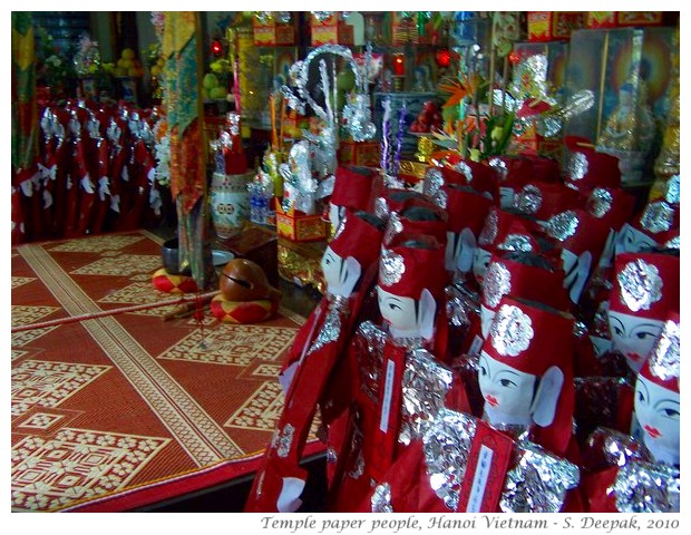 Paper people temple offering, Vietnam - S. Deepak, 2010