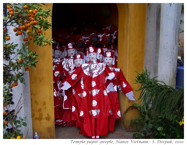 Paper people temple offering, Vietnam - S. Deepak, 2010