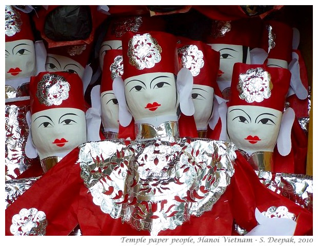 Paper people temple offering, Vietnam - S. Deepak, 2010